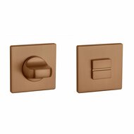 Aprile Prestige WC garnituur 52x52x5mm mat koper PVD