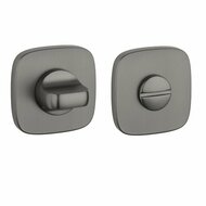 APRILE WC garnituur 52x52x7mm afgerond &ndash; Grafiet