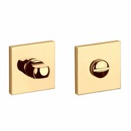 Comfort WC garnituur 53x53x7mm goud gepolijst PVD