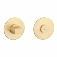 WC garnituur OVAL 1712 ultra dun 3mm &ndash; Mat goud
