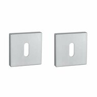 Aprile Comfort sleutelrozetten 53x53x7mm mat Chroom