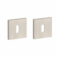 Aprile Comfort sleutelrozetten 53x53x7mm mat nikkel