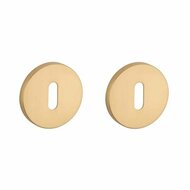Aprile Comfort sleutelrozetten &Oslash;53x7mm mat goud