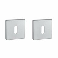 Aprile Premium sleutelrozetten 52x52x7mm mat Chroom