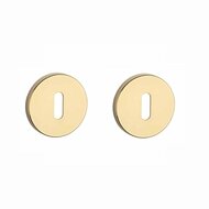 Aprile Premium sleutelrozetten &Oslash;52x7mm goud gepolijst PVD
