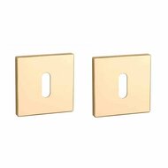 Aprile Prestige sleutelrozetten 52x52x5mm goud gepolijst