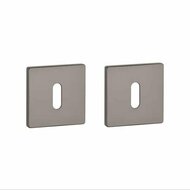 Aprile Prestige sleutelrozetten 52x52x5mm grafiet