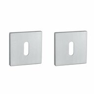Aprile Prestige sleutelrozetten 52x52x5mm mat Chroom