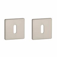 Aprile Prestige sleutelrozetten 52x52x5mm mat nikkel