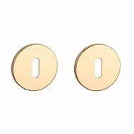 Aprile Prestige sleutelrozetten &Oslash;52x5mm goud gepolijst