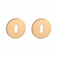 Aprile Prestige sleutelrozetten &Oslash;52x5mm mat goud