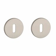 Aprile Prestige sleutelrozetten &Oslash;52x5mm mat nikkel