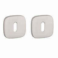APRILE sleutelrozetten 52x52x7mm afgerond-nikkel