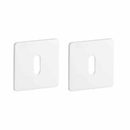 Witte sleutelplaatjes KVADRAT 1710 ultra dun 3mm