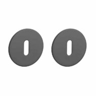 Zwarte sleutelplaatjes OVAL 1710 ultra dun 3mm