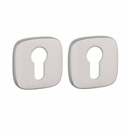 APRILE cilinderrozetten 52x52x7mm afgerond-nikkel