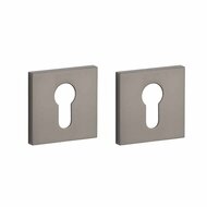 Aprile Comfort cilinderrozetten 53x53x7mm titanium