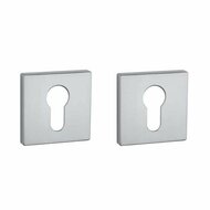 Aprile Premium cilinderrozetten 52x52x7mm mat Chroom