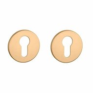 Aprile Prestige cilinderrozetten &Oslash;52x5mm mat goud