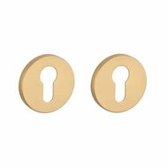 Comfort cilinderrozetten 7mm &Oslash;53mm mat goud
