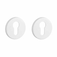 Comfort cilinderrozetten 7mm &Oslash;53mm wit