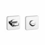Aprile Premium WC garnituur - Gepolijst Chroom