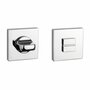 Aprile Premium WC garnituur 52x52x7mm gepolijst Chroom