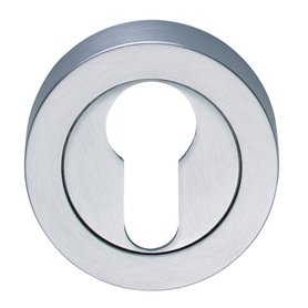 Cilinderrozet Astro mat Chroom