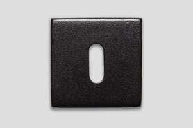 Sleutelrozet Zwart Vierkant