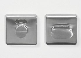 Toiletgarnituur RVS Vierkant