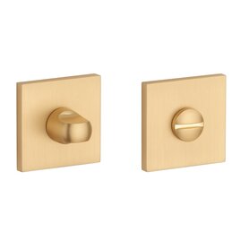 Toiletgarnituur vierkant 53x53x7mm Goud satijn
