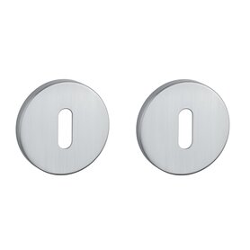 Sleutel rozet rond 52X7mm mat chroom