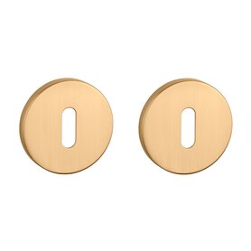 Sleutel rozet rond 52X7mm Goud satijn