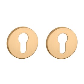 Clinder rozet rond 52X7mm Goud satijn