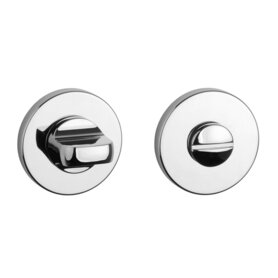 Toiletgarnituur rond 52X7mm chroom gepolijst