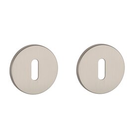 Sleutel rozet rond 52X5mm nikkel