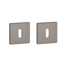 Sleutel rozet vierkant 52X52X5mm grafiet