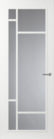 FR500 Wit met glas witte glaslat