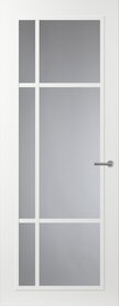 FR501 Wit met glas witte glaslat