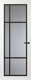 FR501 Wit met glas zwarte glaslat