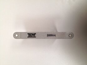 Dag / nacht slot SX210  cilinderbediend (voorplaat RVS kleur / zonder cilinder)