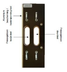 Los sjabloon voor verdekte scharnier VS-19