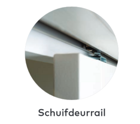 Schuifsysteem enkele deur Weekamp Vision