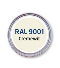 Deur aflakken RAL 9001 Cremewit