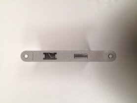 Dag / nacht slot SX210  sleutelbediend (voorplaat RVS kleur)